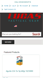 Mobile Screenshot of lucastacticalgear.com